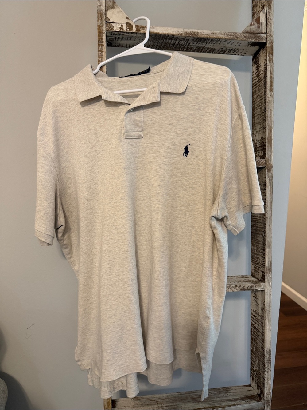 Polo by Ralph Lauren Gray Polo with Navy Pony